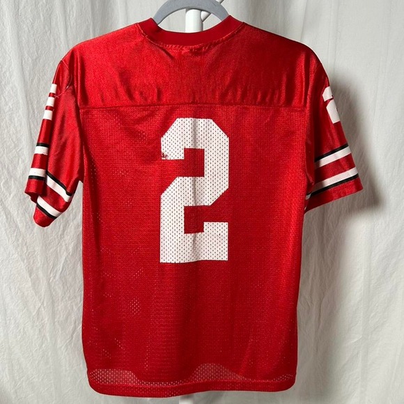 Ohio State Buckeyes Jersey Medium Red NCAA Football Nike #2 Vintage 2000s - Picture 2 of 5